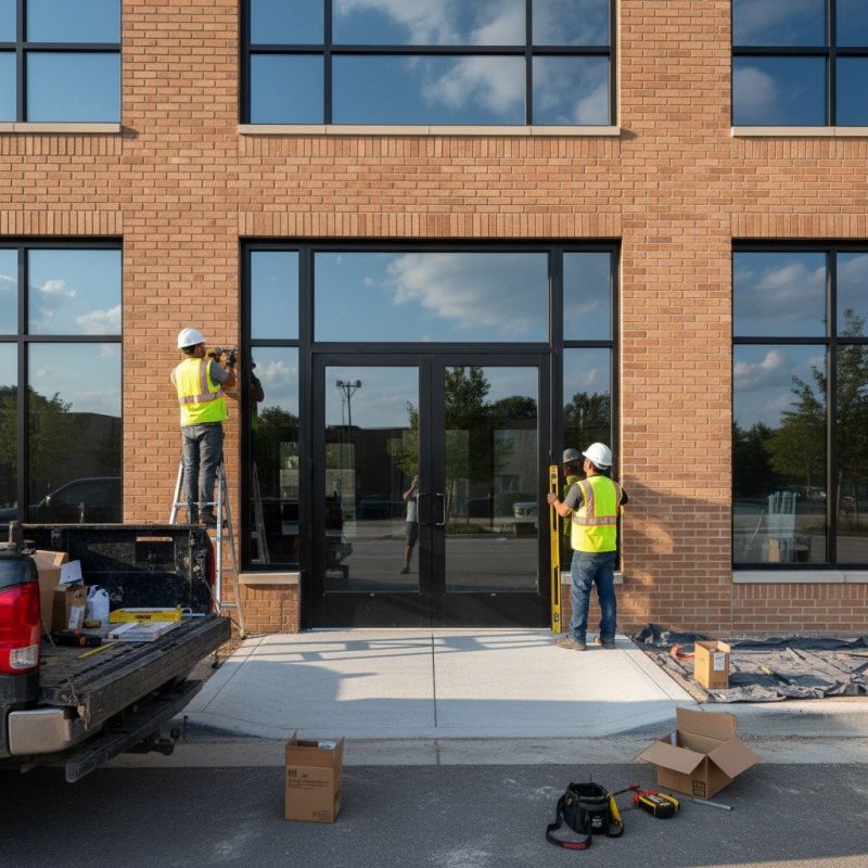 Commercial Door Replacement detail